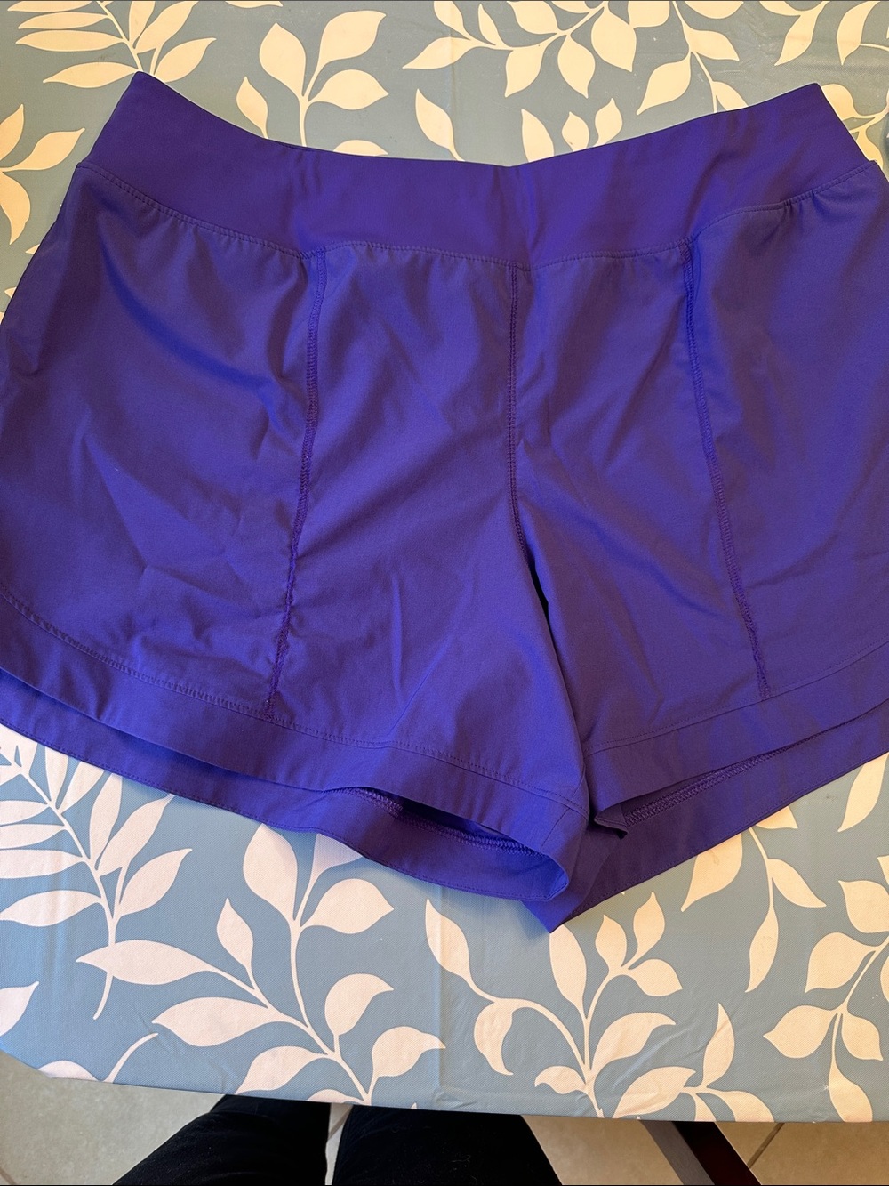 Women's Purple Athletic Shorts Tek Gear